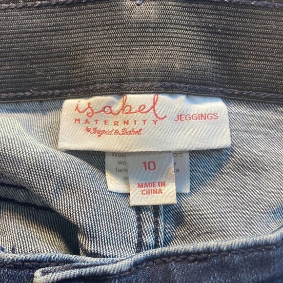 Isabel Maternity SZ 10 Blue denim jmaternity jegging medium wash - Picture 7 of 8